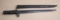 WWII Japanese Arisaka Bayonet with Scabbard
