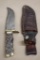 Hefty Schrade Uncle Henry Hunting Knife in Sheath