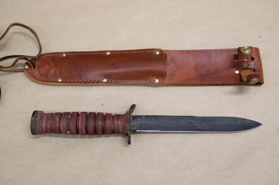 US M3 Camillus Fight Knife with Sheath
