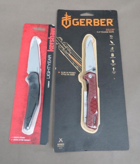 Gerber and Kershaw Folding Knives