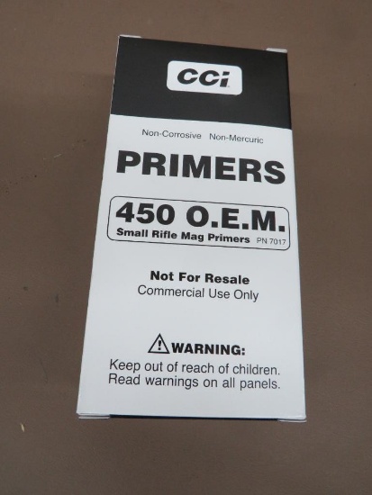 CCI #450 OEM Small Rifle Magnum Primers NO SHIPPING