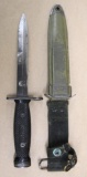 US M4 Bren-Dan Bayonet with Scabbard