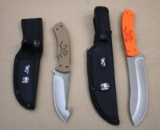 Pair of New in Packaging Browning RMEF Hunting Knives with Sheaths