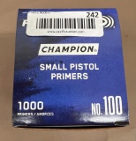 Federal Champion #100 Small Pistol Primers NO SHIPPING