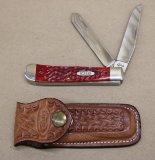 Beautiful Case XX USA 2-Blade Folding Knife and Sheath
