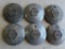 Six Pierce 12 Hub Caps