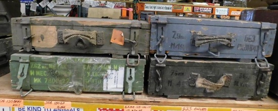 Wood Ammo Crates