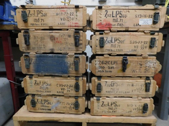Wood Ammo Crates