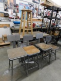 Shop Stools & Shelf Unit