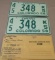 1958 Colorado Truck License Plate Pair!