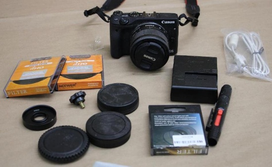 Canon EOS M3 Digital Camera with Macro 28mm Lens