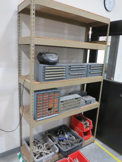 Four Metal Shelves