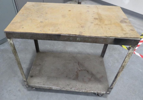 Metal Rolling Shop Cart