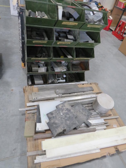 Aluminum and Delrin Stock Organizer Bins