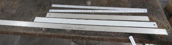 Stainless Rulers and Straight Edges