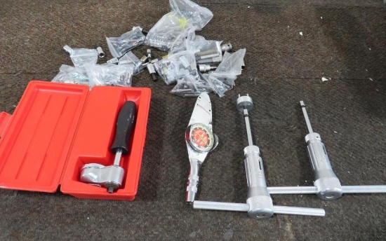 Snap On and Kanon Torque Wrenches plus Bits Sockets and Tips