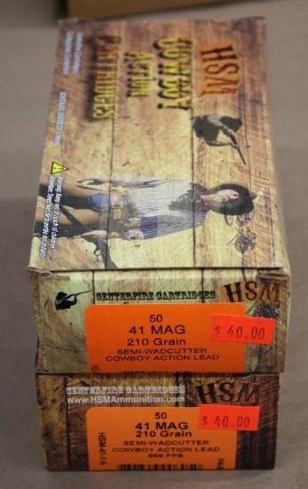 HSM Cowboy Action 41 Mag Lead Ammunition