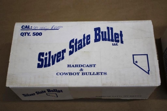 Silver State Bullets 30 Cal. 165 Grain RNFP Bullets for Reloading