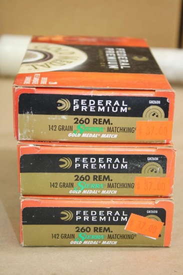 60 Rounds Federal Premium 260 Rem Ammunition