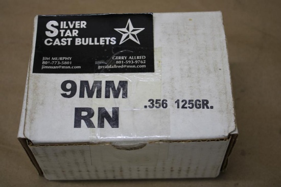 Silver Star Cast Bullets 9mm RN Bullets for Reloading