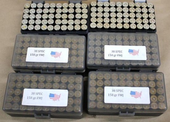 300 Rounds Reloaded 38 Special Ammunition