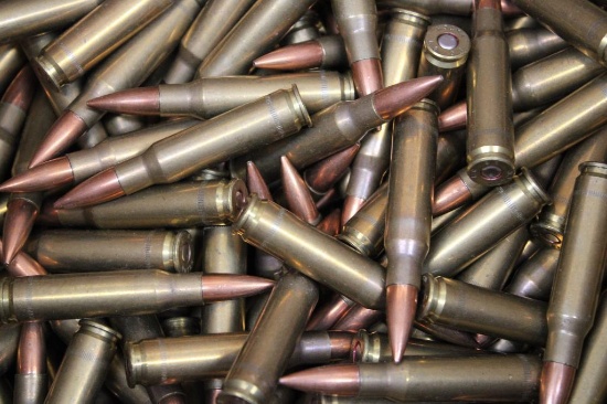 Approximately 12 Lbs. Commercially Reloaded 308 Ammunition