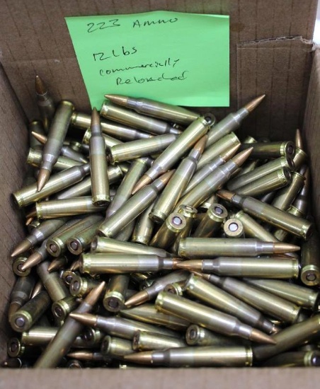 Approximately 16.25 Lbs. Commercially Reloaded 30-30 Winchester Ammunition