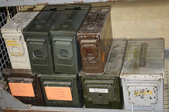 Four Sets of Nesting Ammo Cans (8 total)