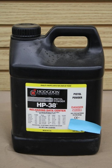 4 lbs. Hodgdon HP-38 Pistol Powder **NO SHIPPING**