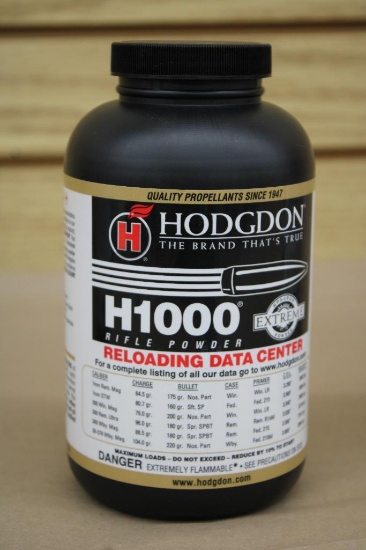 Hodgdon H1000 Rifle Powder **NO SHIPPING**