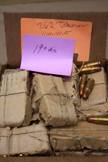 Over 19 lbs. 7.62 Tokarev Ammunition