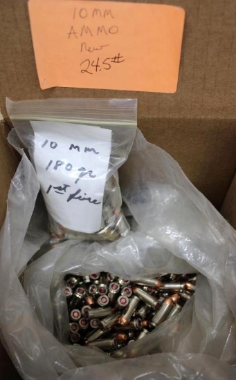 Approximately 24.25 Lbs. Mixed 10mm Ammunition
