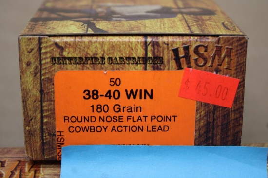 HSM Cowboy Action 38-40 Win Ammunition