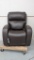 Dark Leather Power Lift Recliner