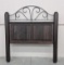 Wood and Iron Headboard