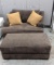 Oversized Chair and Ottoman