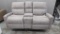 Powered Gray Console Sofa