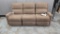 Brown 3 Piece Power Sofa