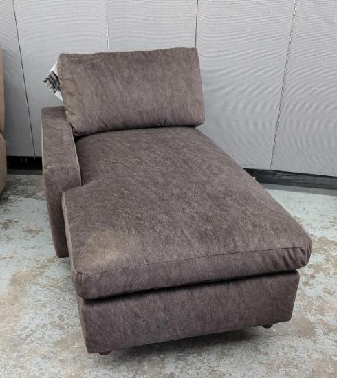 Faux Hide Chaise Lounge