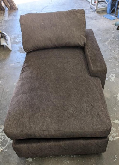 Faux Hide Chaise Lounge