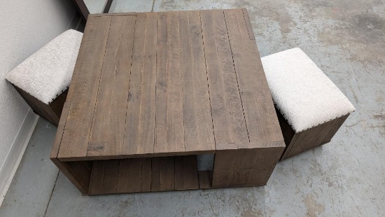 Rustic Nesting Dining Set