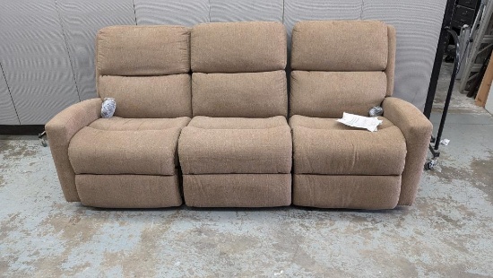 Brown 3 Piece Power Sofa