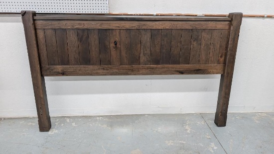 Knotty Wood Headboard