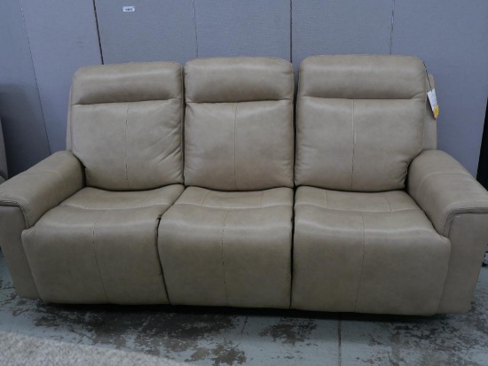Flex Steel Odell Leather / Power Reclining Sofa!