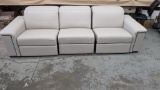 Leather Lowboy Powered Sofa