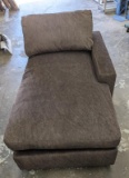 Faux Hide Chaise Lounge