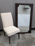 Dressing Room Chair and Mirror