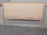Blonde King Size Sleigh Style Headboard