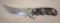 Excellent Custom Fixed Blade Knife marked Chris Dash