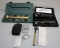 Weaver Hammer and Punch Set, Two Pairs Digital Calipers, Frankford Arsenal Scale, and More